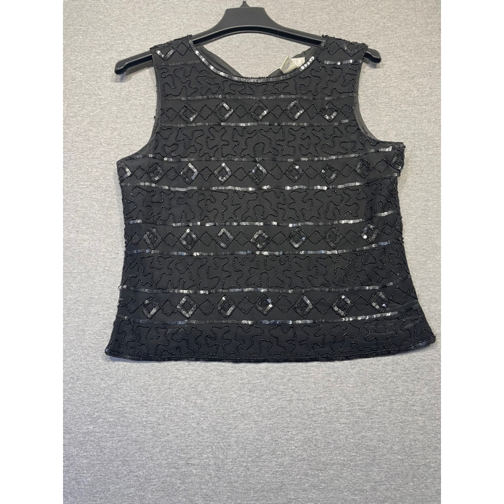 Women's Jennifer Moore Tank Top, L, Black